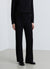 Soft solid-colour palazzo trousers