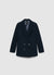 Double-breasted corduroy jacket