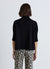 Maglia con collo cratere e maniche a 3/4