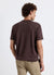 Solid colour ribbed T-shirt