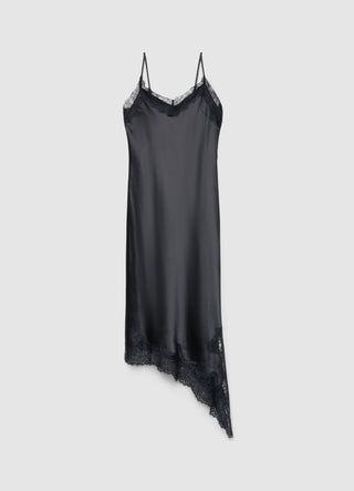 Asymmetrisches Negligé-Kleid mit Spitze