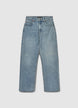 Jeans straight crop a cinque tasche - 48