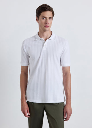 Solid colour short-sleeve polo shirt