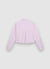 Camicia crop in cotone