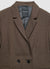 Solid-colour double-breasted jacket