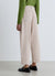 Solid colour barrel trousers