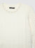 Maglia a trecce con perle