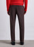 Pantalon droit uni avec taille ajustable
