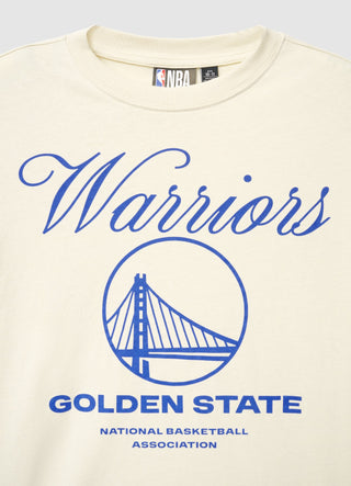 T-shirt over a maniche lunghe con stampa Golden State Warriors®