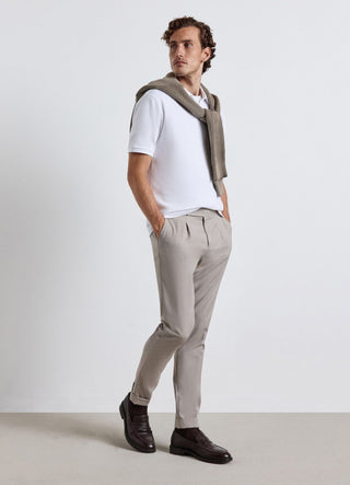 Plain colour polo T-shirt