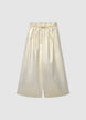 Wide-leg coated fabric trousers - 8-9