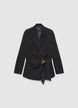Veste avec ceinture et épingle - XS
