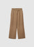 Pantaloni palazzo con patta asimmetrica