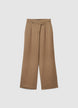 Palazzo trousers with asymmetric fly - XS