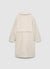 Manteau long en bouclé avec ceinture