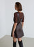 Pinafore dress with buttons