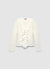 Cardigan pointelle con volant