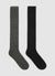Pack of 2 plain ribbed ankle socks