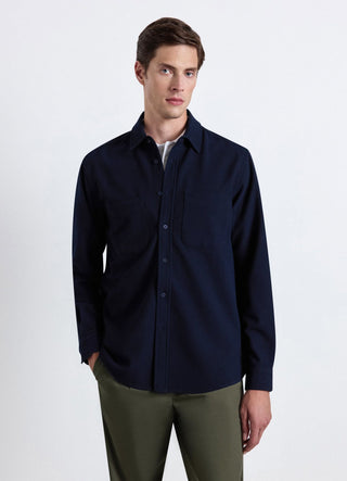 Camicia con tasche applicate