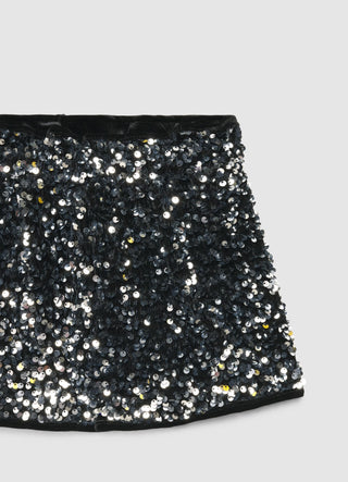Shorts con paillettes