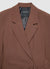 Blazer mit Gürtel und Falten