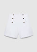 Shorts con bottoni decorativi - S