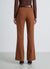 Pantaloni flare con cintura