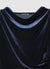 Vestito midi drappeggiato in ciniglia