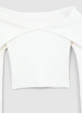 Schulterfreies Shirt
