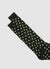 Long socks with four-leaf clover pattern