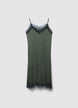 Langes Lingerie-Kleid - XL