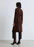 Cappotto effetto scamosciato con cintura
