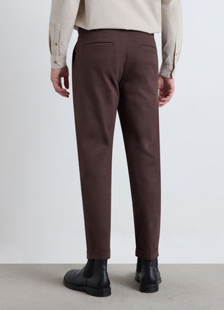 Pantalon chino avec boutons à la taille