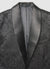 Giacca jacquard con collo a scialle