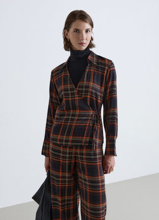 Camicia a portafoglio tartan