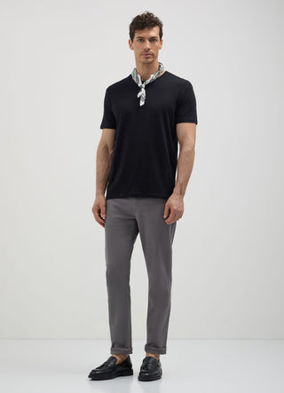Slim five-pocket trousers
