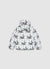 Kurz gesteppte Jacke mit Kapuze und Allover-Print