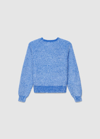 Maglia girocollo con maniche raglan