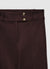 Pantaloni bootcut a vita alta con doppio bottone