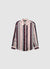 Striped shirt with classic collar