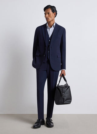 Slim Fit Hemd mit Mikro-Muster