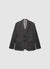 Two-button Prince of Wales check blazer