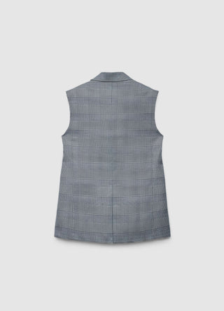 Long waistcoat with Prince of Wales pattern