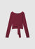 Maglia aderente con fusciacca