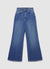 High-waisted palazzo jeans
