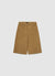 Shorts bermuda a coste tinta unita