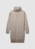 Rollkragenpullover mit Zopfmuster