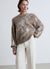 Jacquard-Pullover mit Animalier-Muster und Rundhalsausschnitt