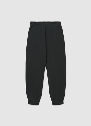 Jogger trousers with drawstring and lettering