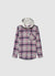 Camicia con cappuccio a quadri